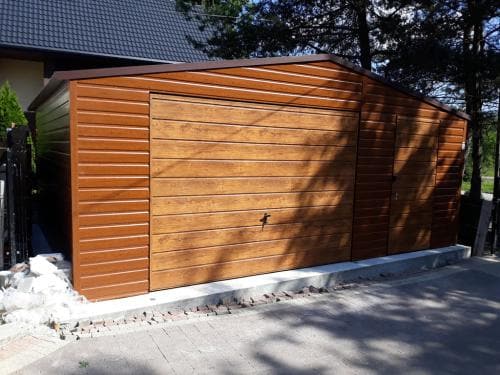 Garaż drewnopodobny producent
